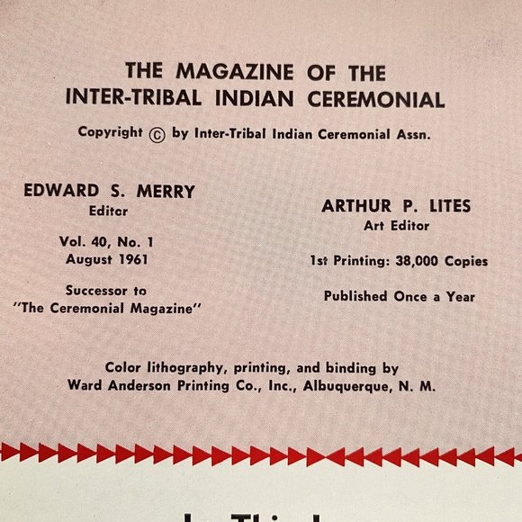 1961 Indian Life Magazine Vol. 40 No. 1 Inter-Tribal Indian Ceremonial Assn. NM - Picture 3 of 12